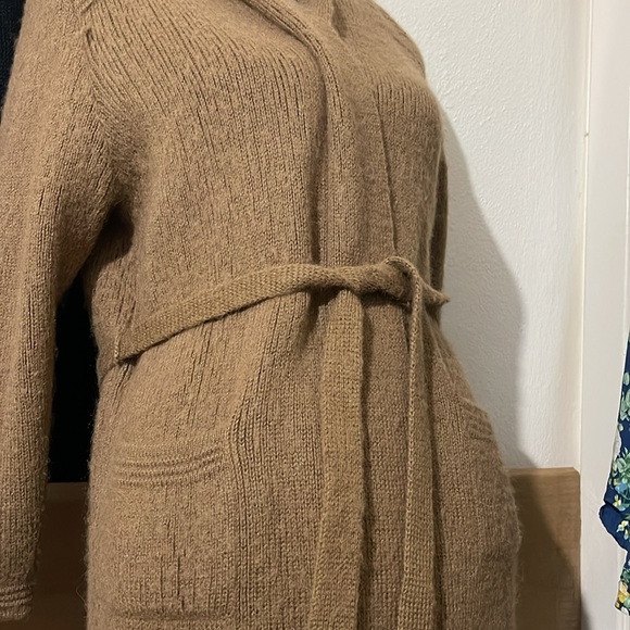 100% baby alpaca luxury cardigan robe - Picture 8 of 9